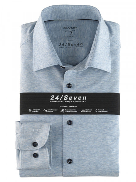 OLYMP Level Five 24/Seven body fit jersey skjorte