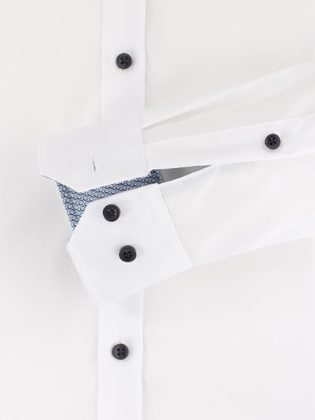 VENTI Slim Fit Skjorte Hvid Kent Easy Care  - Visning 2