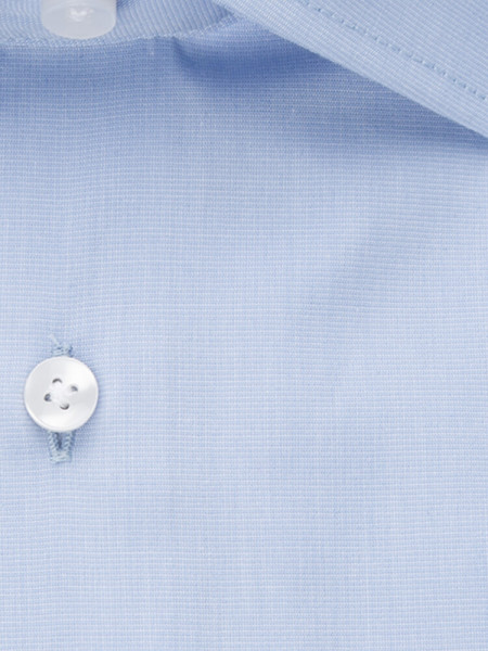 SEIDENSTICKER Extra Slim Fit Skjorte Lyseblå Business Kent Fil à Fil - Visning 3