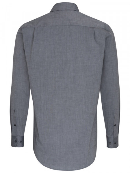 SEIDENSTICKER Regular Fit Skjorte Antracit Business Kent Fil à Fil