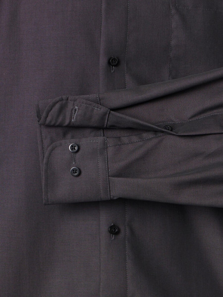 VENTI Comfort Fit Skjorte Antracit Kent Popeline - Visning 2