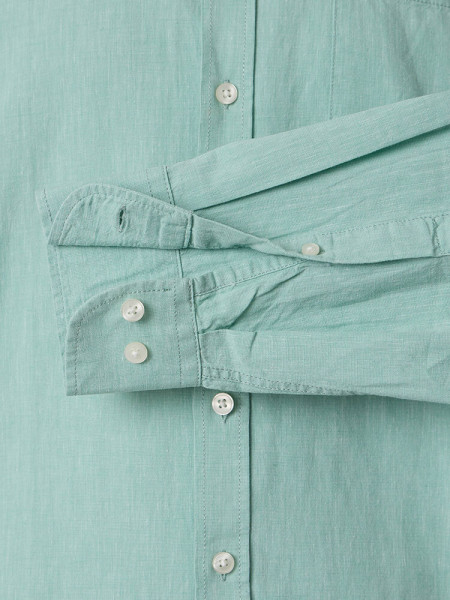 CASAMODA Comfort Fit Skjorte Grøn Kent Easy Care  - Visning 2