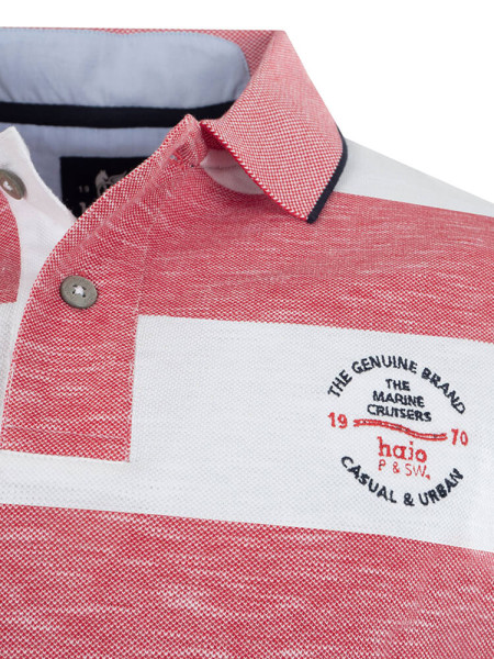 HAJO Polo Rød Piqué - Visning 1