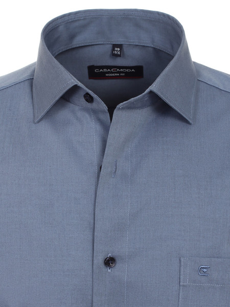 CASAMODA Regular Fit Skjorte Medium blå Kent Easy Care  - Visning 1