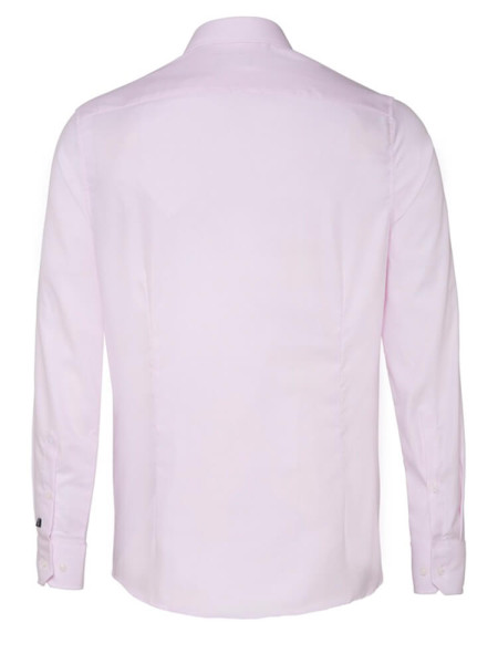 PURE Slim Fit Skjorte Rosé  Kent Struktur
