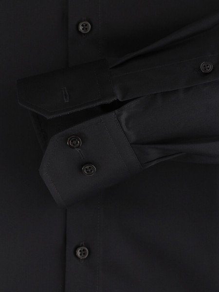 VENTI Regular Fit Skjorte Sort Kent Twill - Visning 2