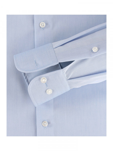 CASAMODA Comfort Fit Skjorte Lyseblå Kent Popeline - Visning 2