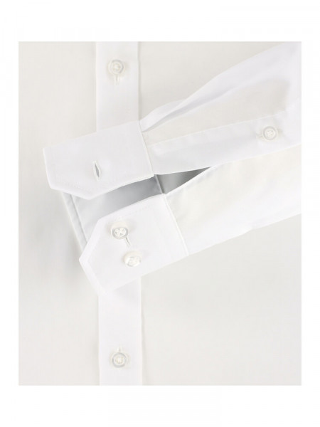 VENTI Slim Fit Skjorte Hvid Kent Popeline - Visning 2