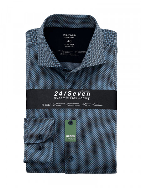 OLYMP Level Five 24/Seven body fit jersey skjorte