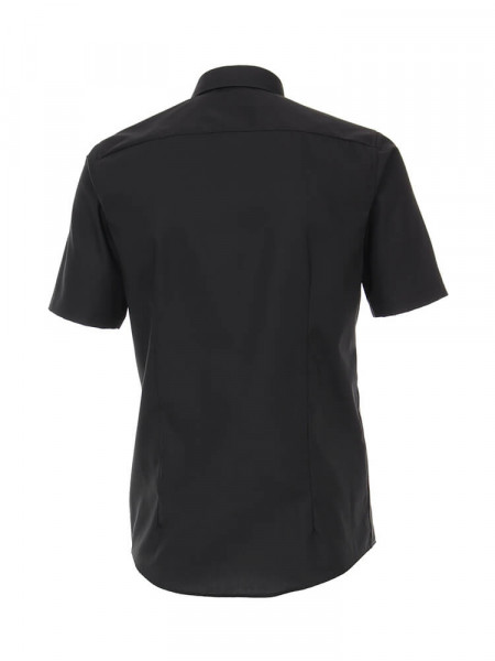 VENTI Regular Fit Skjorte Sort Kent Popeline