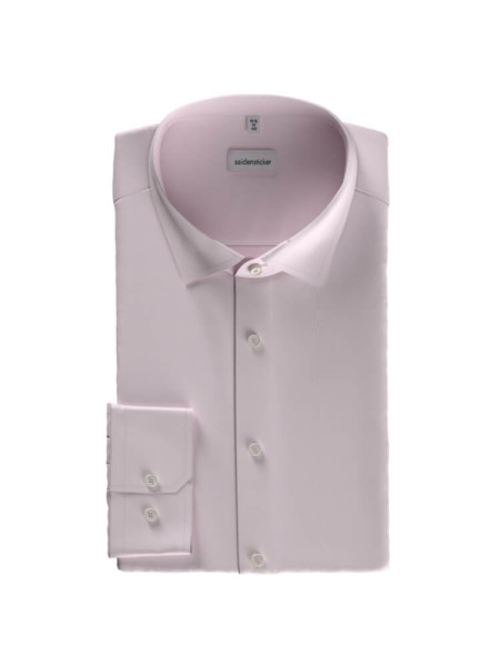 SEIDENSTICKER Slim Fit Skjorte Rosé  Business Kent Twill - Visning 1
