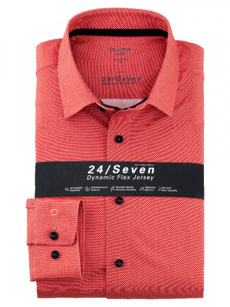OLYMP Luxor modern fit jersey skjorte