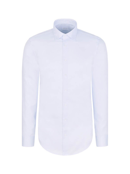 SEIDENSTICKER Slim Fit Skjorte Lyseblå New Kent Struktur