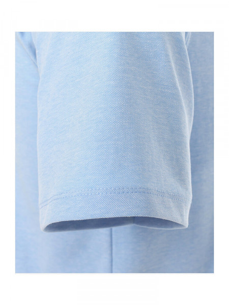 CASAMODA Polo Lyseblå Piqué - Visning 2