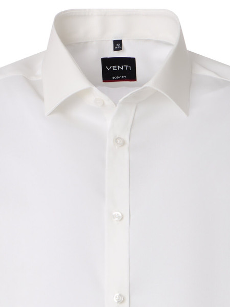 VENTI Slim Fit Skjorte Lys beige Kent Popeline - Visning 1