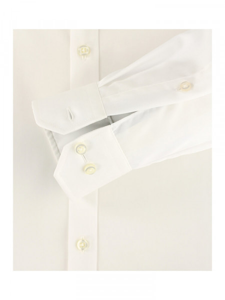 VENTI Slim Fit Skjorte Lys beige Kent Popeline - Visning 1