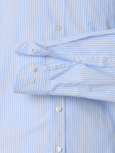 CASAMODA Regular Fit Skjorte Lyseblå Button-Down Easy Care  - Visning 2