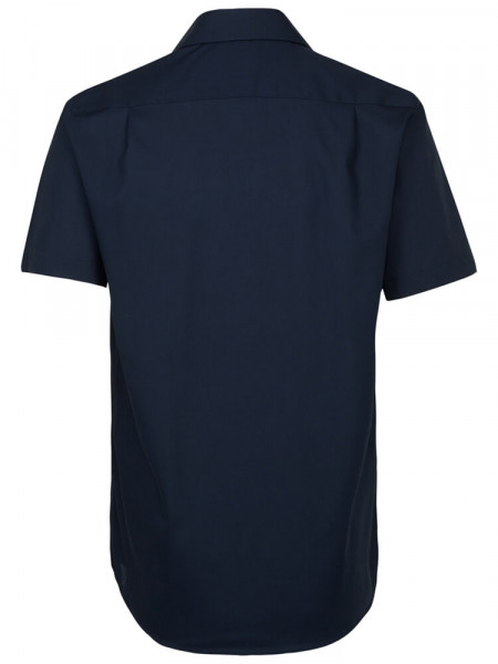 SEIDENSTICKER Regular Fit Skjorte Marine Business Kent Popeline