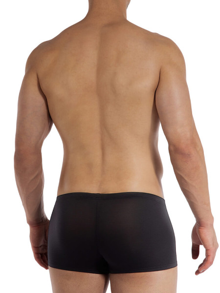 OLAF BENZ Regular Fit Sort Microfaser