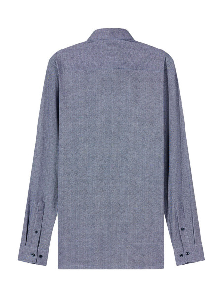 OLYMP Regular Fit Skjorte Mørkeblå New Kent Jersey