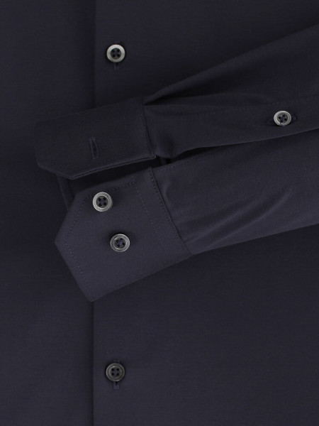 VENTI Slim Fit Skjorte Mørkeblå Kent Jersey - Visning 2