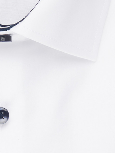 SEIDENSTICKER Tailored Fit Skjorte Hvid Business Kent Popeline - Visning 3