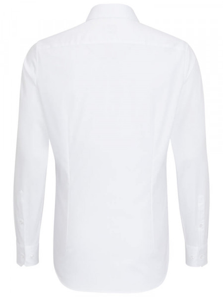 SEIDENSTICKER Slim Fit Skjorte Hvid Business Kent Original