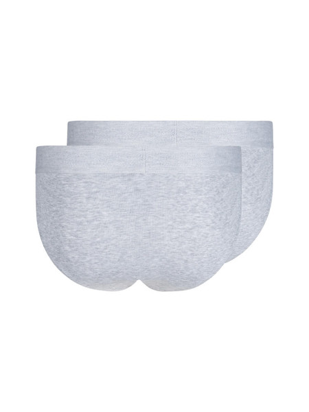 SKINY Regular Fit Grå Feinripp