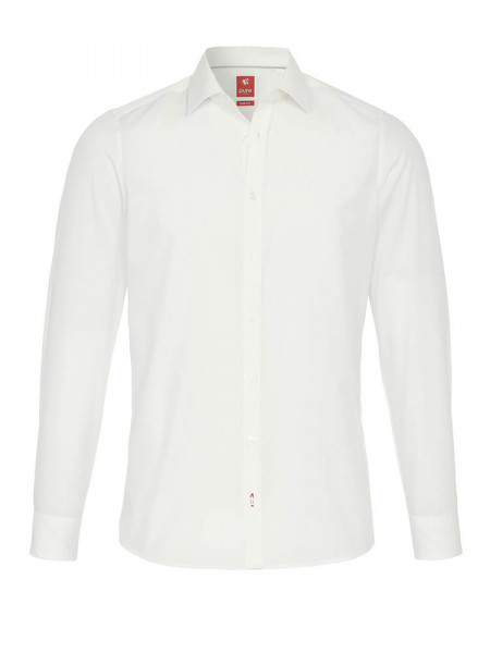 PURE Slim Fit Skjorte Lys beige Kent Popeline - Visning 1