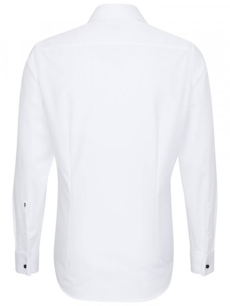 SEIDENSTICKER Slim Fit Skjorte Hvid Business Kent Popeline