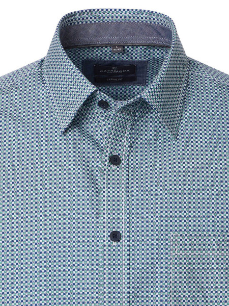 CASAMODA Regular Fit Skjorte Grøn Kent Easy Care  - Visning 1