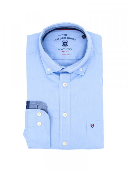 HATICO Modern Fit casual skjorte