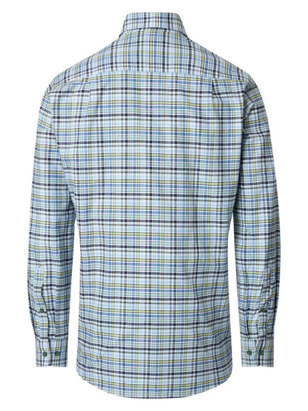 REDMOND Comfort Fit Skjorte Grøn Button-Down Fein Oxford