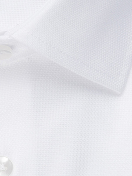 SEIDENSTICKER Slim Fit Skjorte Hvid Business Kent Struktur - Visning 3