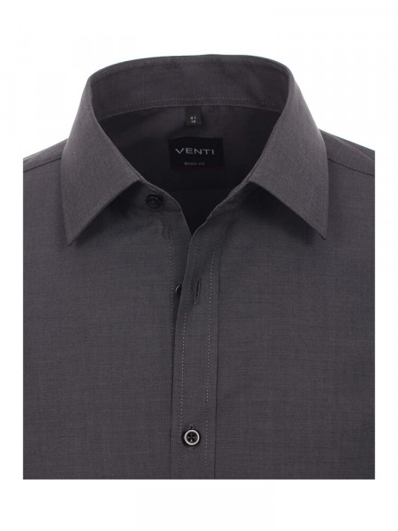 VENTI Slim Fit Skjorte Antracit Kent Popeline - Visning 1