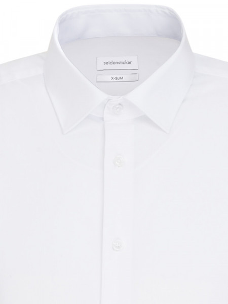 SEIDENSTICKER Extra Slim Fit Skjorte Hvid Business Kent Popeline - Visning 2