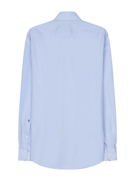 SEIDENSTICKER Slim Fit Skjorte Lyseblå Business Kent Popeline
