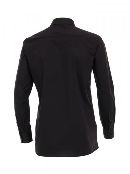 CASAMODA Regular Fit Skjorte Sort Kent Popeline