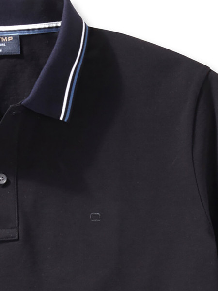 OLYMP Polo Sort Piqué