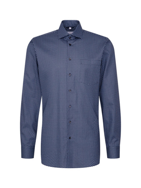 SEIDENSTICKER Regular Fit Skjorte Mørkeblå New Kent Twill