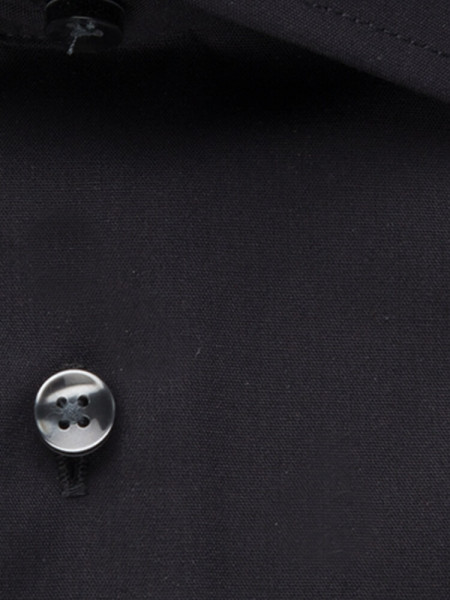 SEIDENSTICKER Tailored Fit Skjorte Sort Business Kent Popeline - Visning 3