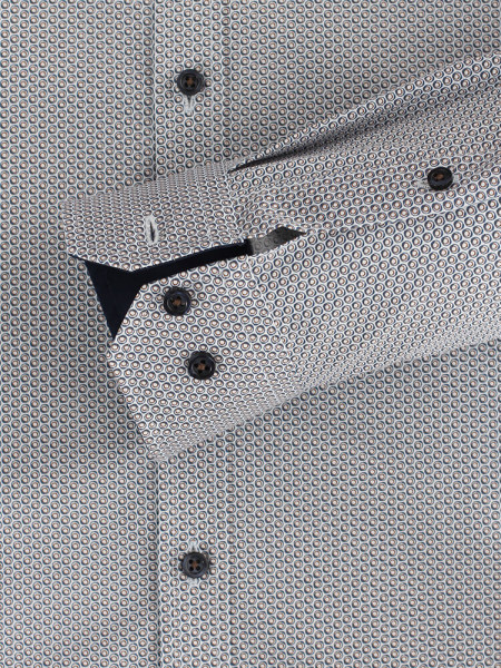 VENTI Slim Fit Skjorte Lys brun Kent Easy Care  - Visning 2