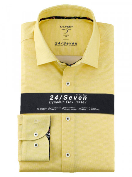 OLYMP Level Five body fit jersey skjorte