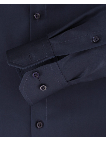 VENTI Regular Fit Skjorte Marine Kent Twill - Visning 2