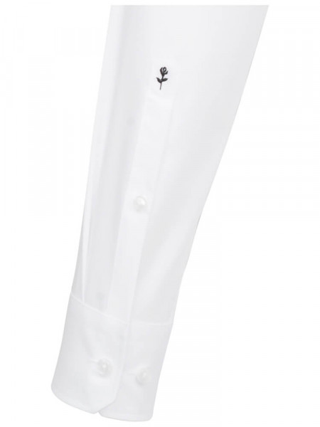 SEIDENSTICKER Regular Fit Skjorte Hvid Business Kent Popeline - Visning 1