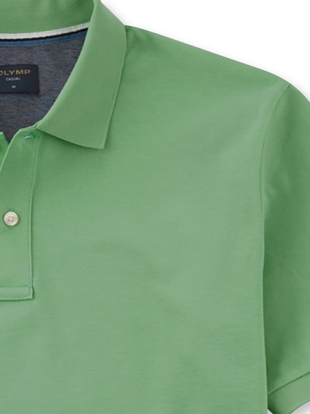 OLYMP Polo Grøn Piqué