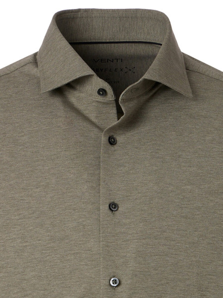 VENTI Comfort Fit Skjorte Grøn Kent Jersey - Visning 1