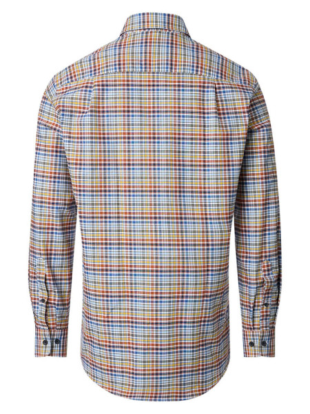 REDMOND Comfort Fit Skjorte Rød Button-Down Fein Oxford