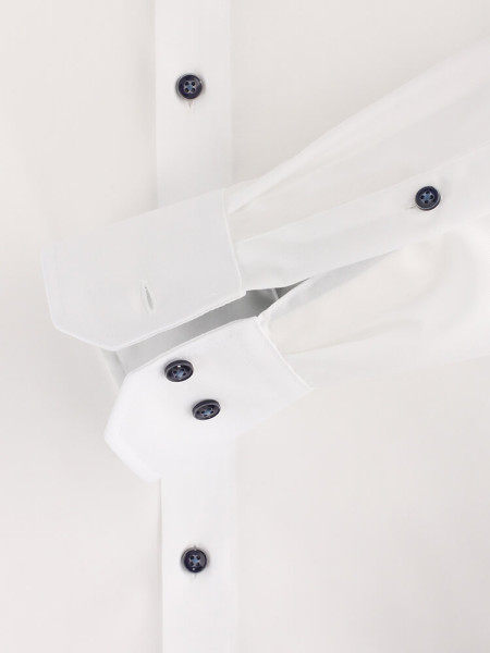 VENTI Regular Fit Skjorte Hvid Kent Struktur - Visning 2