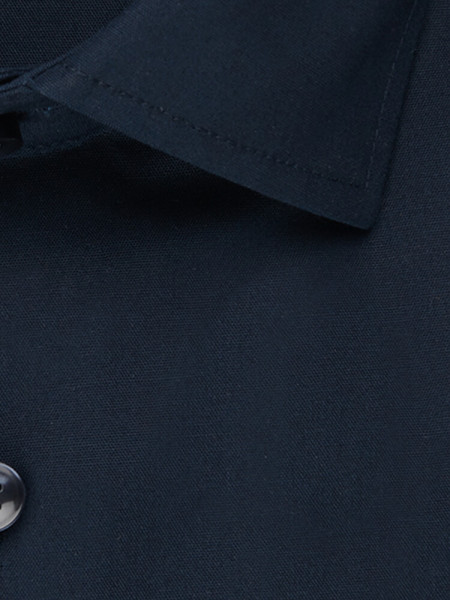 SEIDENSTICKER Regular Fit Skjorte Marine Business Kent Popeline - Visning 3